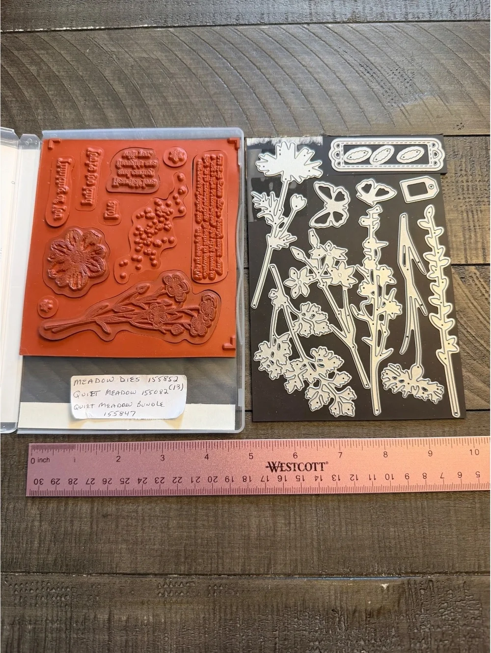 Stampin’ Up Quiet Meadow stamp set with Meadow Dies